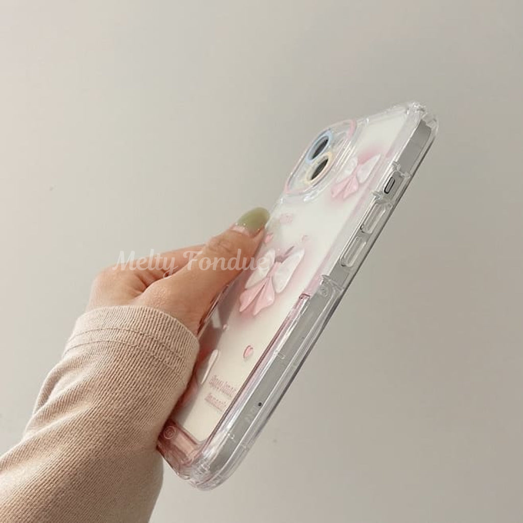 メルヘンキュートなリボンIphoneケース