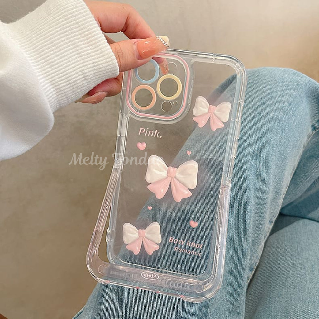 メルヘンキュートなリボンIphoneケース