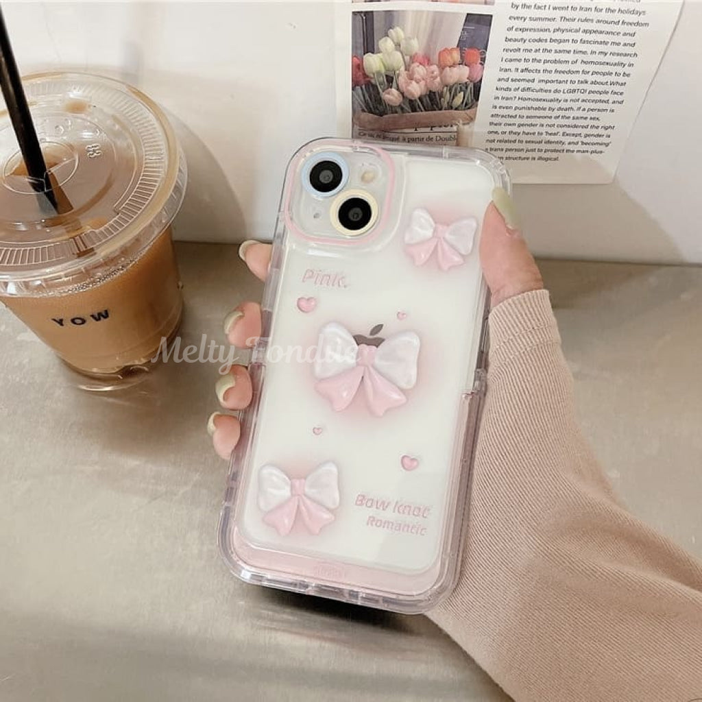 メルヘンキュートなリボンIphoneケース