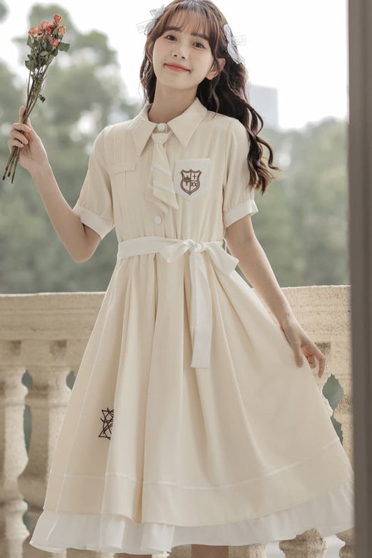 魔法学校の招待状ワンピース(全4色) ホワイト