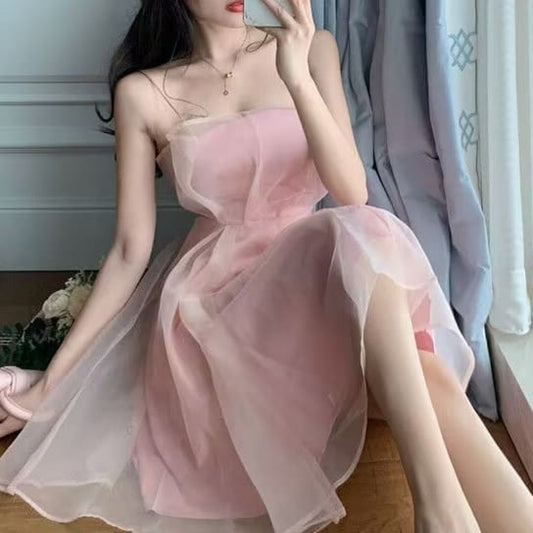 魔法をかける妖精のワンピース(全2色) ピンク