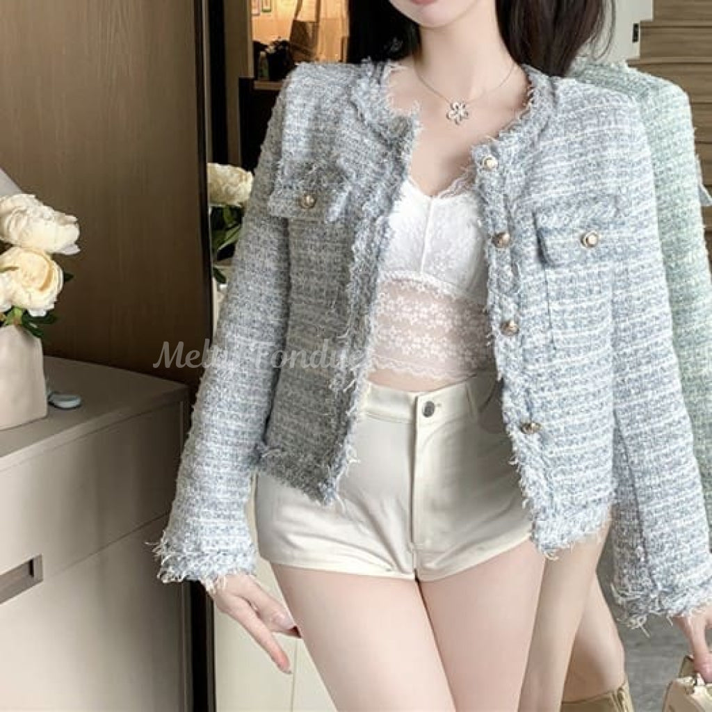 内緒のお出かけとお嬢様アウター(全2色)