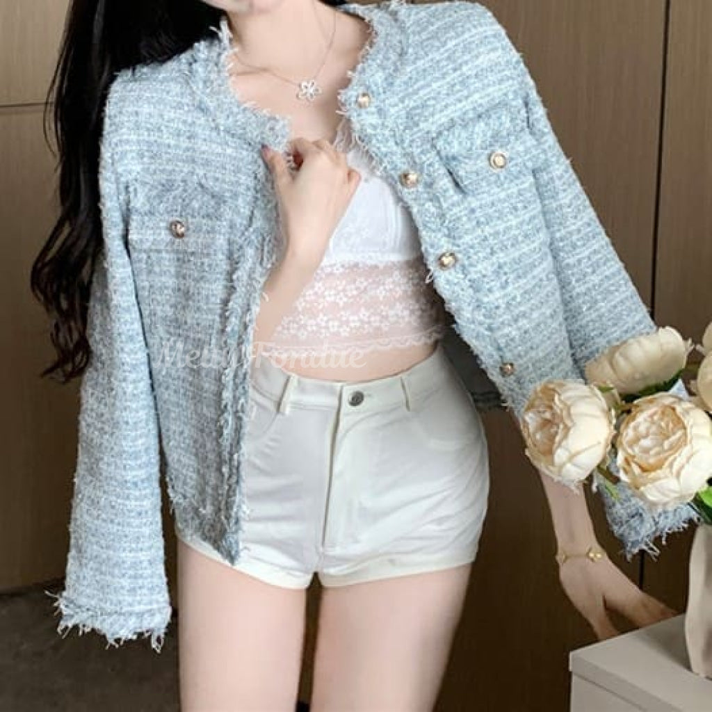 内緒のお出かけとお嬢様アウター(全2色)