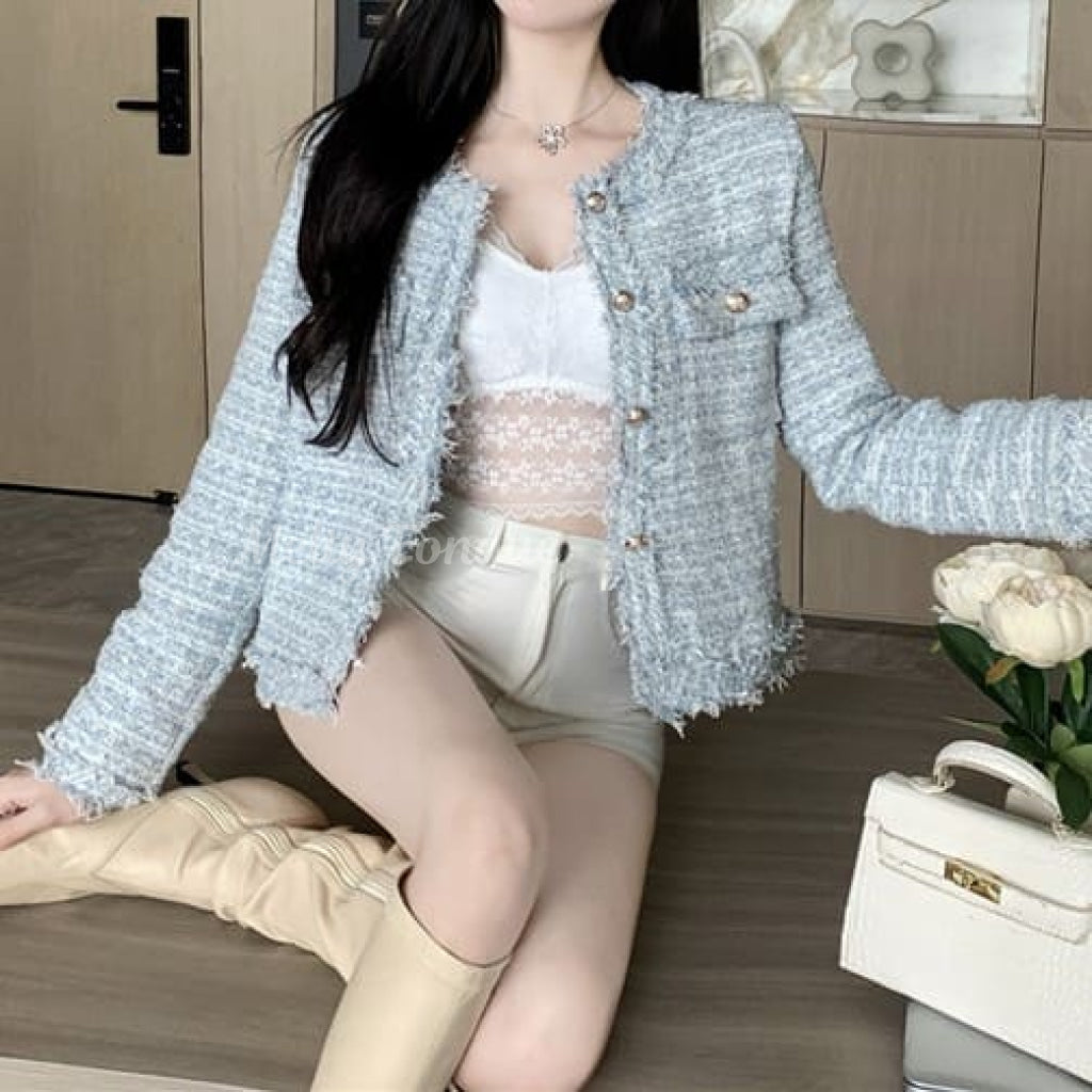 内緒のお出かけとお嬢様アウター(全2色)