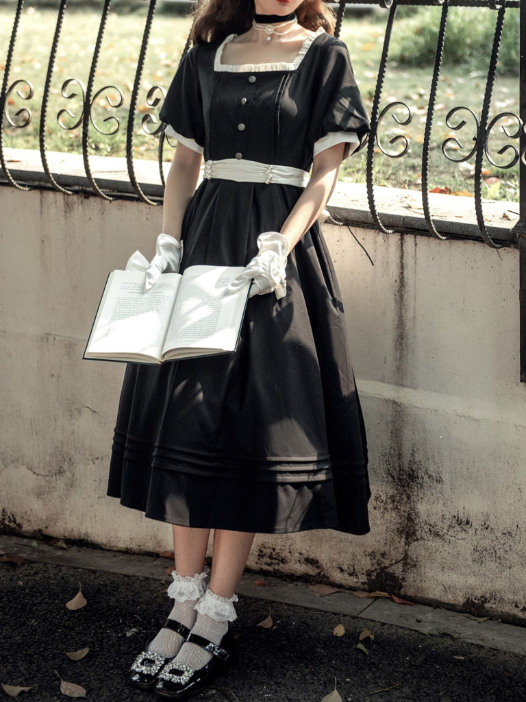 公式】お嬢様の休暇とお出かけワンピース-全2色 - プリンセスガーリー