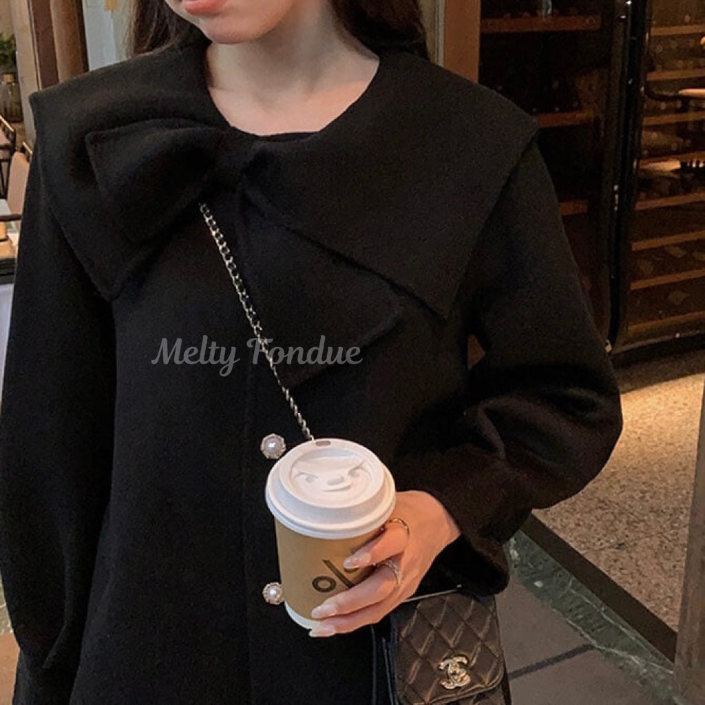 おめかしデートのコートワンピース(全3色)