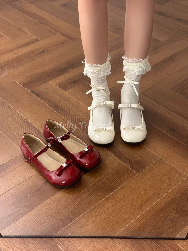 おとぎ話の足音パンプス(全2色)