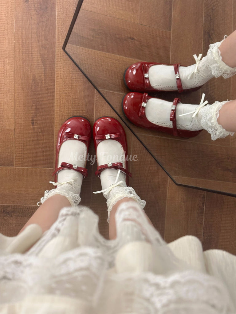 おとぎ話の足音パンプス(全2色)