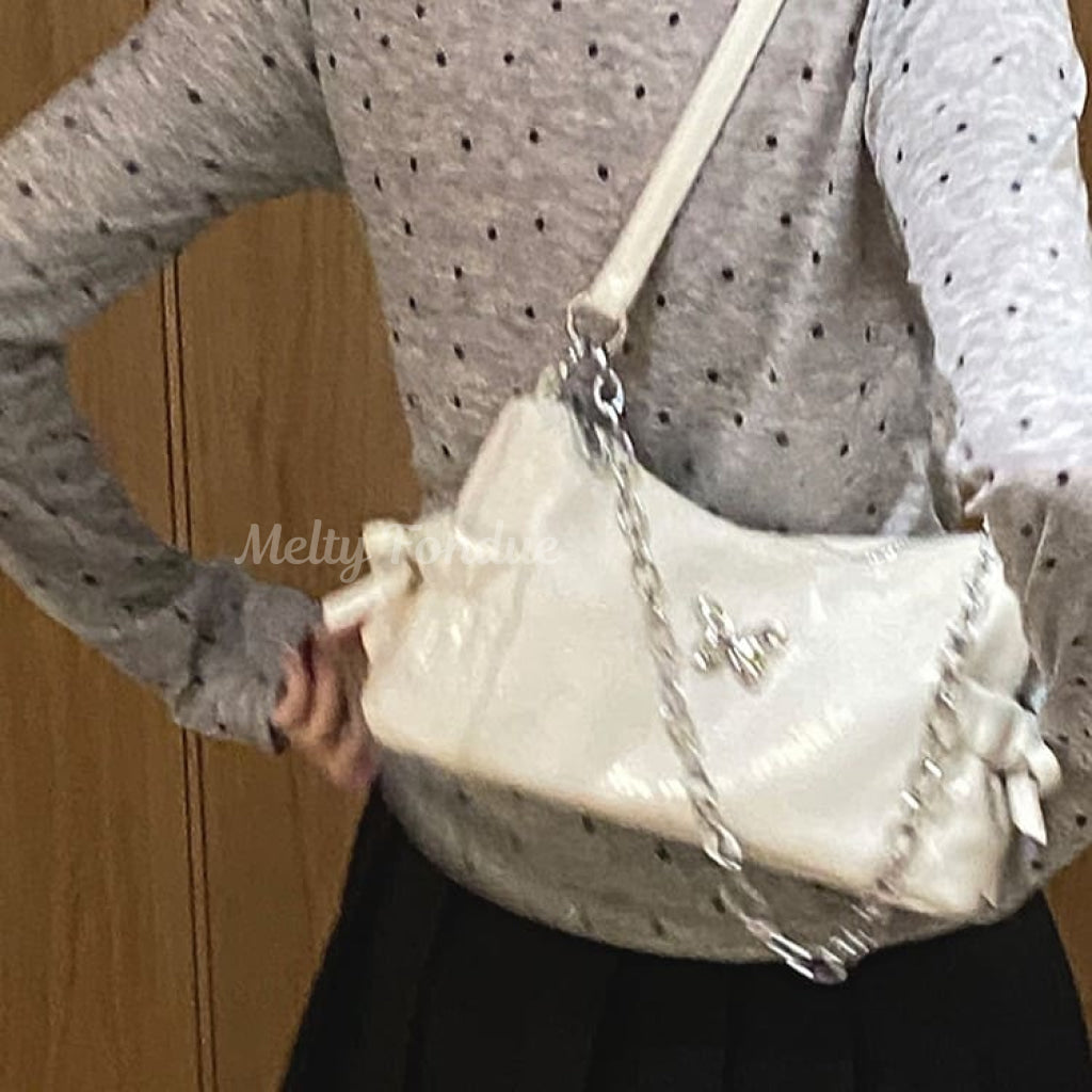 パーティーに出掛ける内緒のリボンバッグ(全4色)
