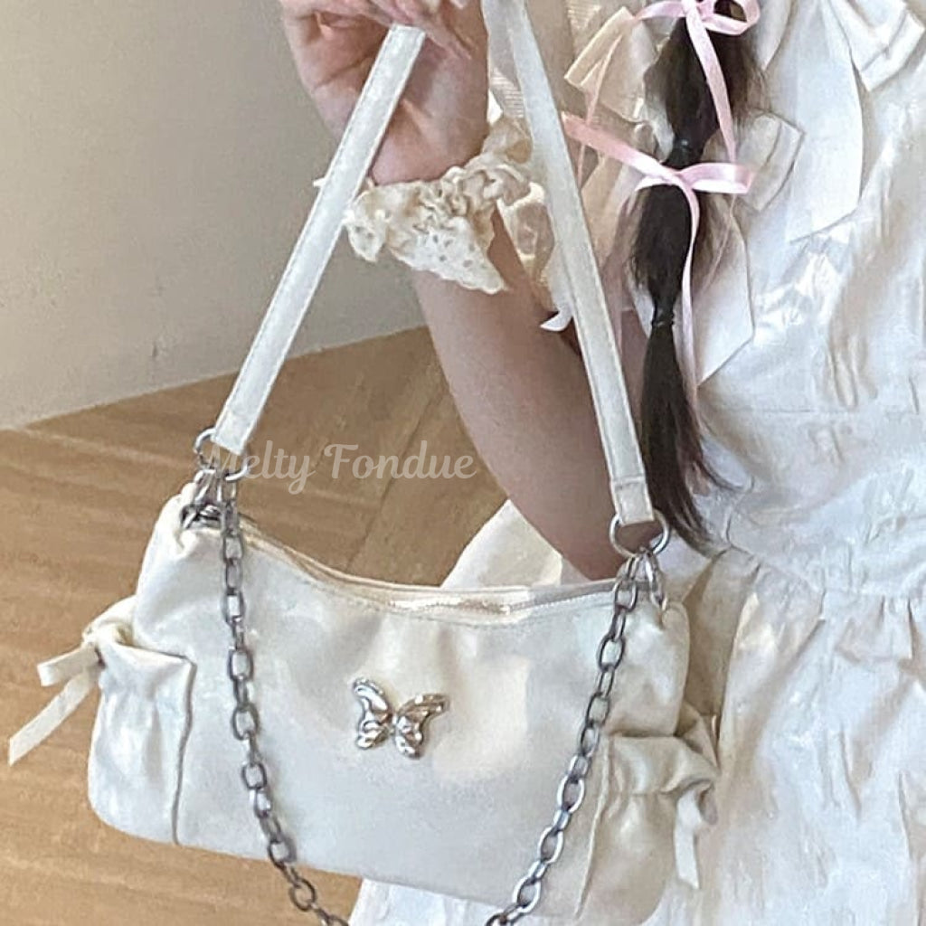 パーティーに出掛ける内緒のリボンバッグ(全4色)