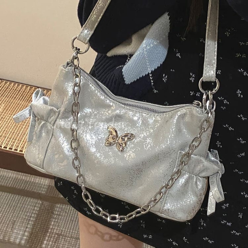 パーティーに出掛ける内緒のリボンバッグ(全4色)