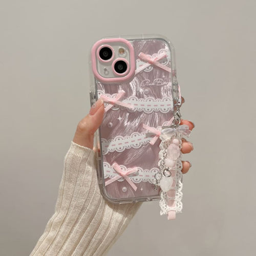 リボンで飾った大好きの魔法iPhoneケース(全2種)