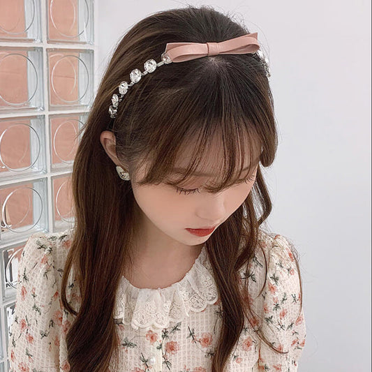 上品なきらめきリボンカチューシャ