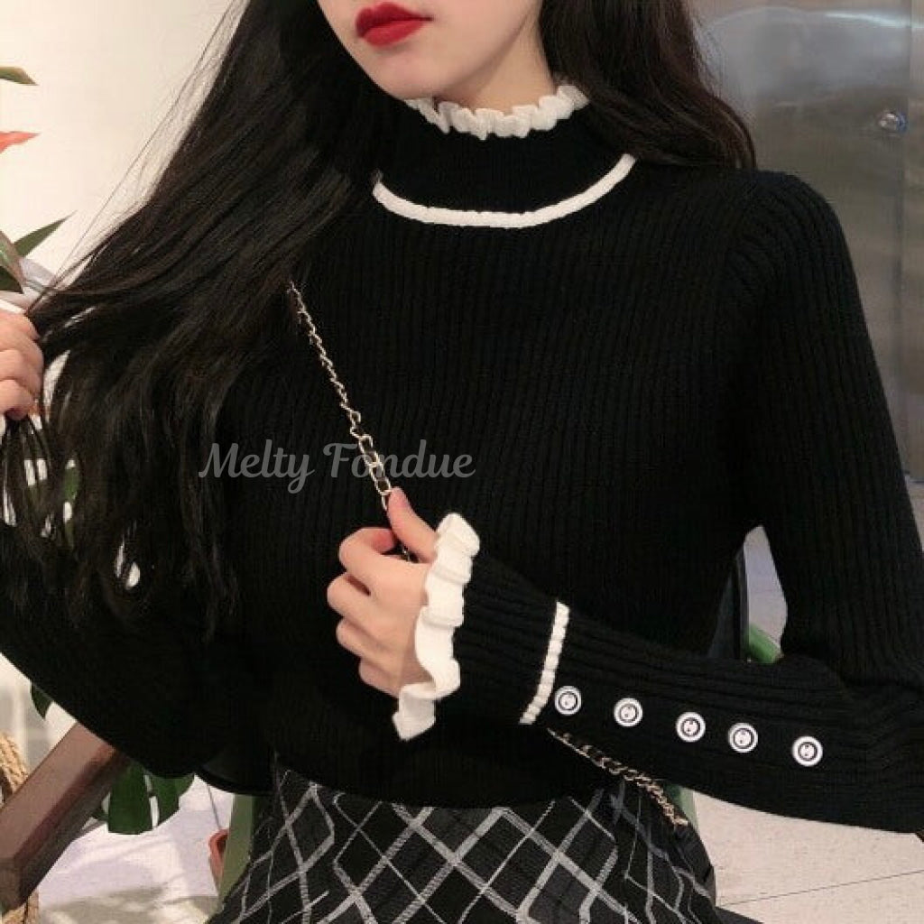 おしゃれなあの子の愛されニットトップス(全3色)