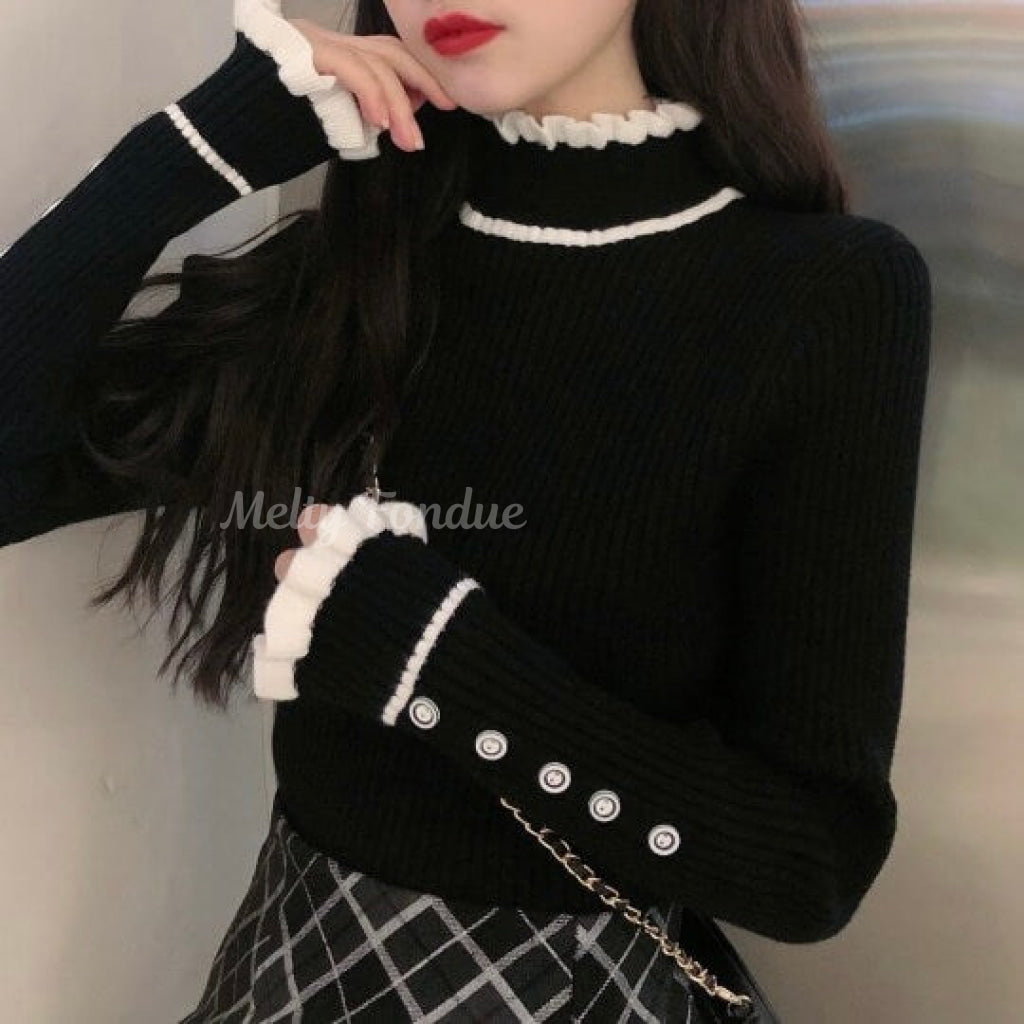 おしゃれなあの子の愛されニットトップス(全3色)