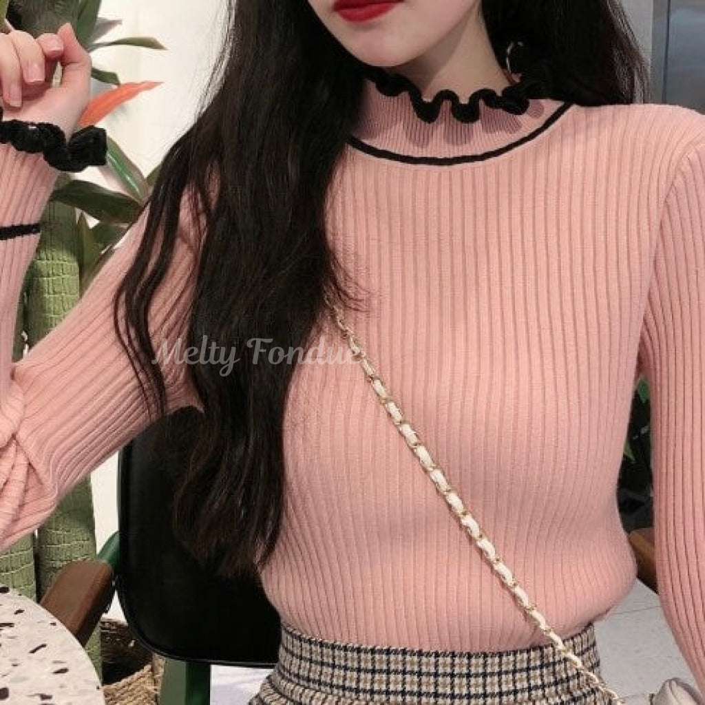 おしゃれなあの子の愛されニットトップス(全3色)