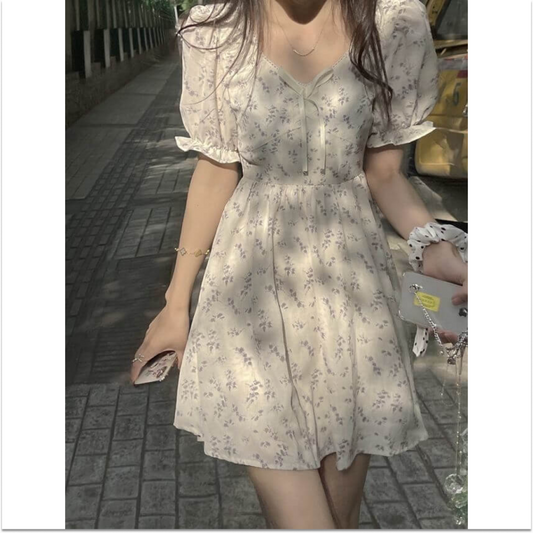 素直になれないのワンピース ミニ / ホワイト