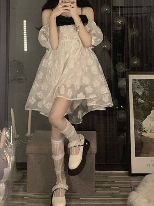 舞い降りるお花の妖精ワンピース