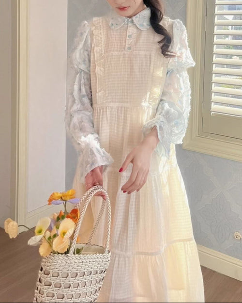 《透明感あふれるピュアスタイル》小さな城の午後ティーパーティードレス