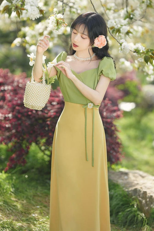 妖精の季節巡りワンピース