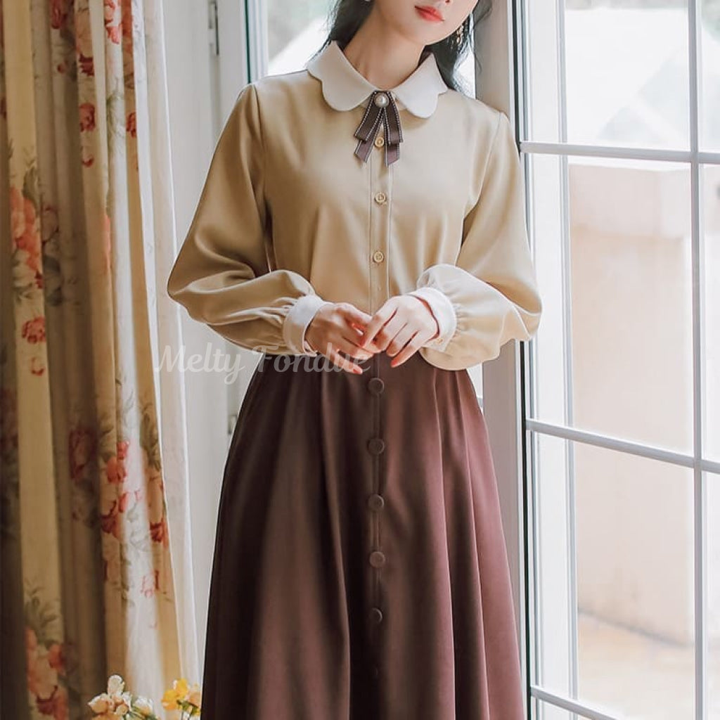 館に暮らすお嬢様の秘密ブラウス(全3色)