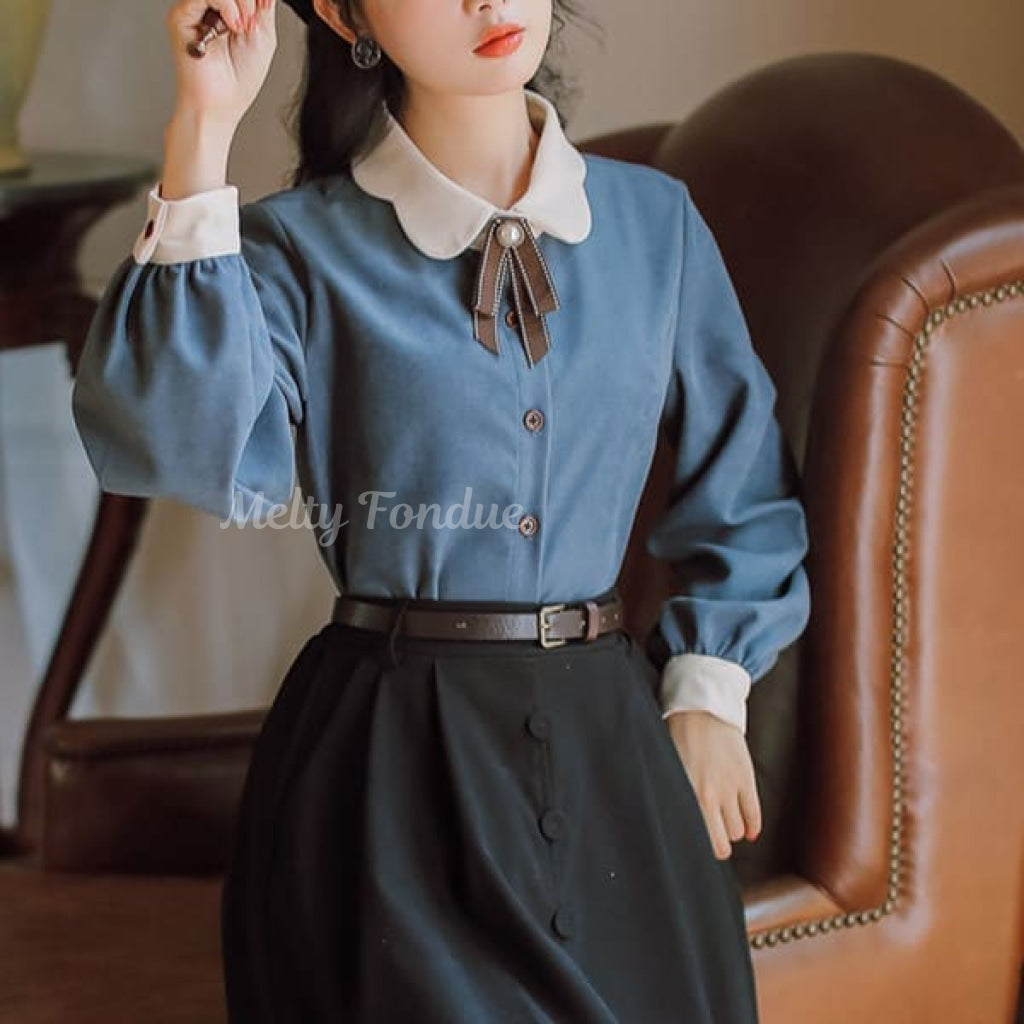 館に暮らすお嬢様の秘密ブラウス(全3色)