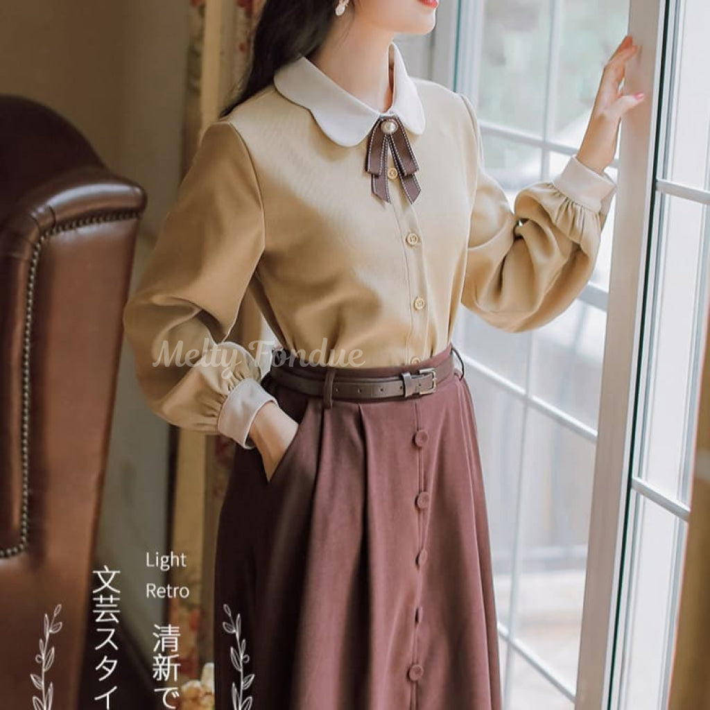 館に暮らすお嬢様の秘密ブラウス(全3色)