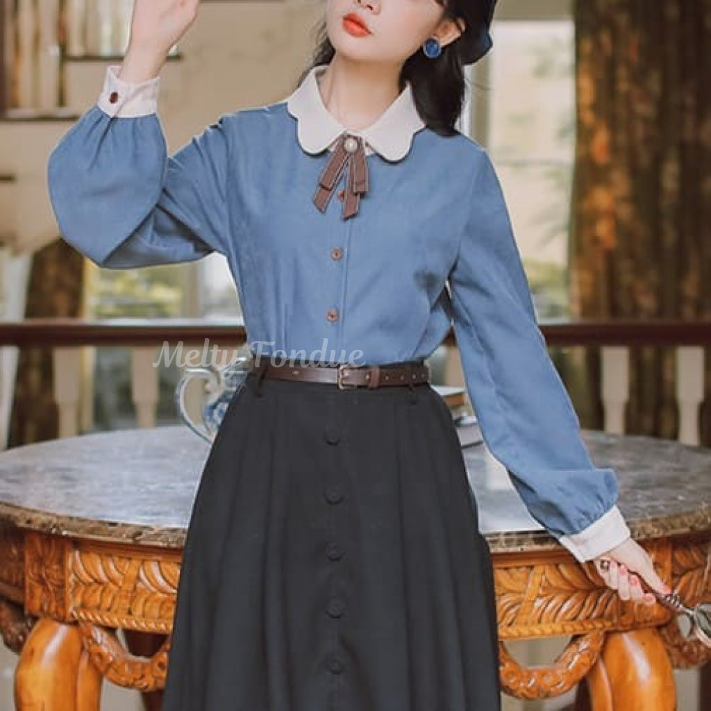 館に暮らすお嬢様の秘密ブラウス(全3色)