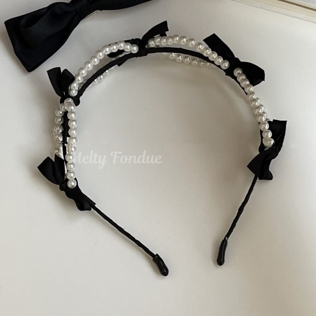 優雅なお屋敷リボンカチューシャ