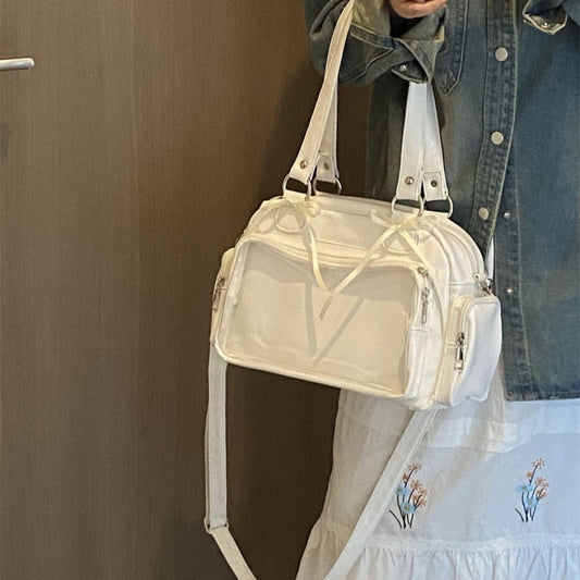 約束のリボンとお出かけ痛バッグ(全3色) ホワイト