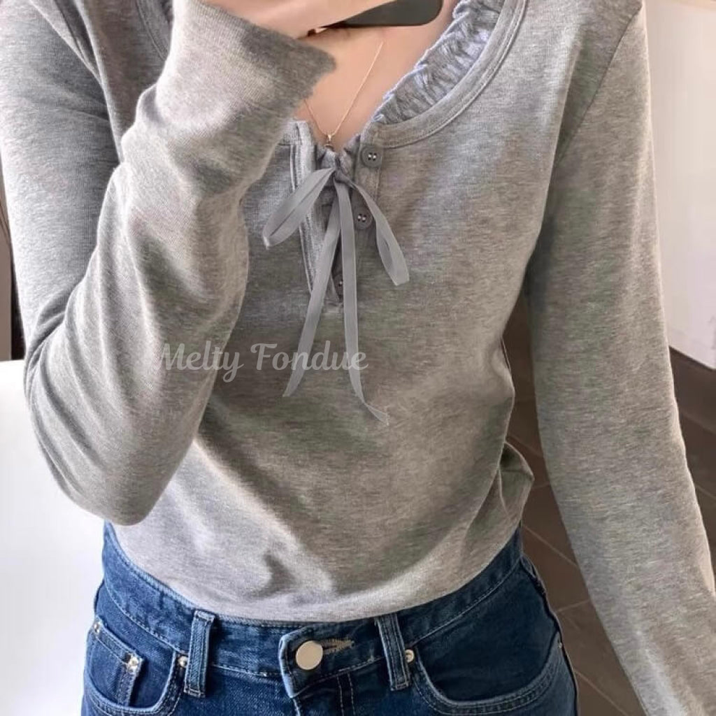 ずっと待ってたときめきのお出かけトップス(全4色)