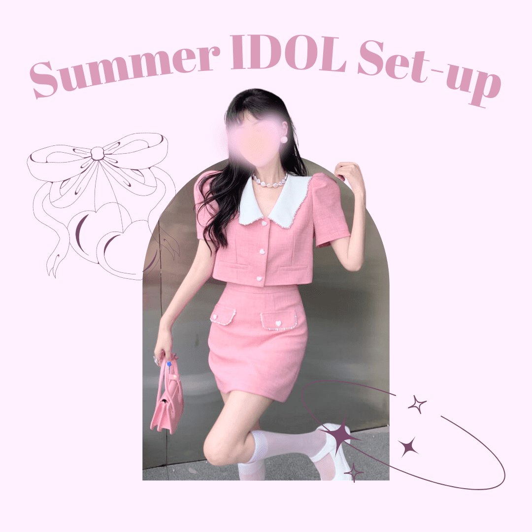 夏に着たい♡アイドル風セットアップ