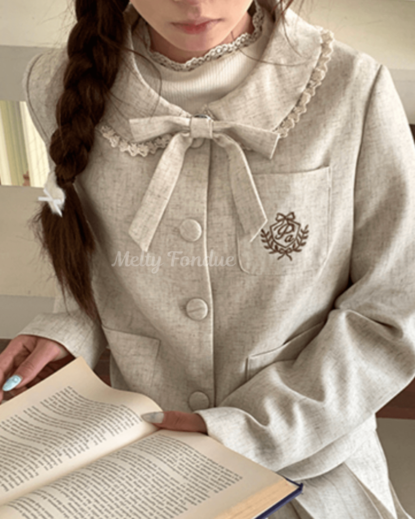 ミルクティーの午後にときめくセットアップ