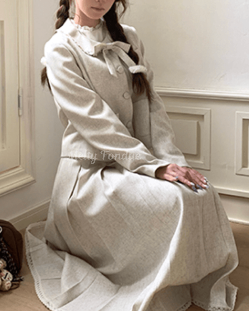 ミルクティーの午後にときめくセットアップ