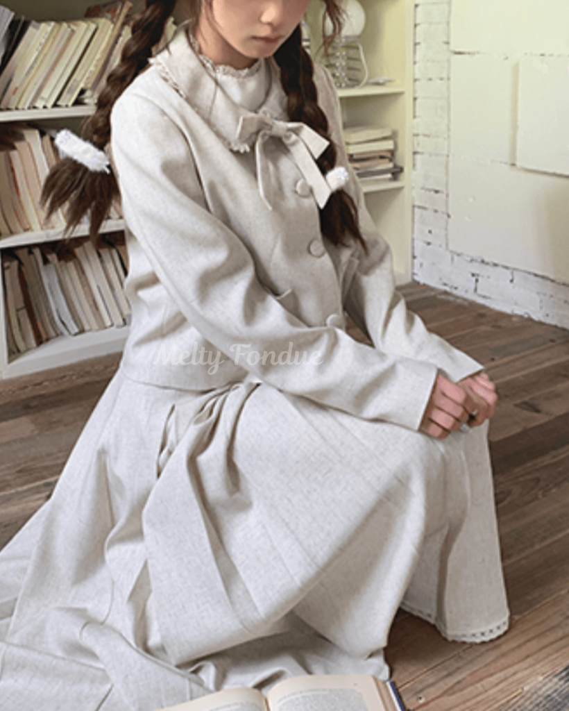 ミルクティーの午後にときめくセットアップ