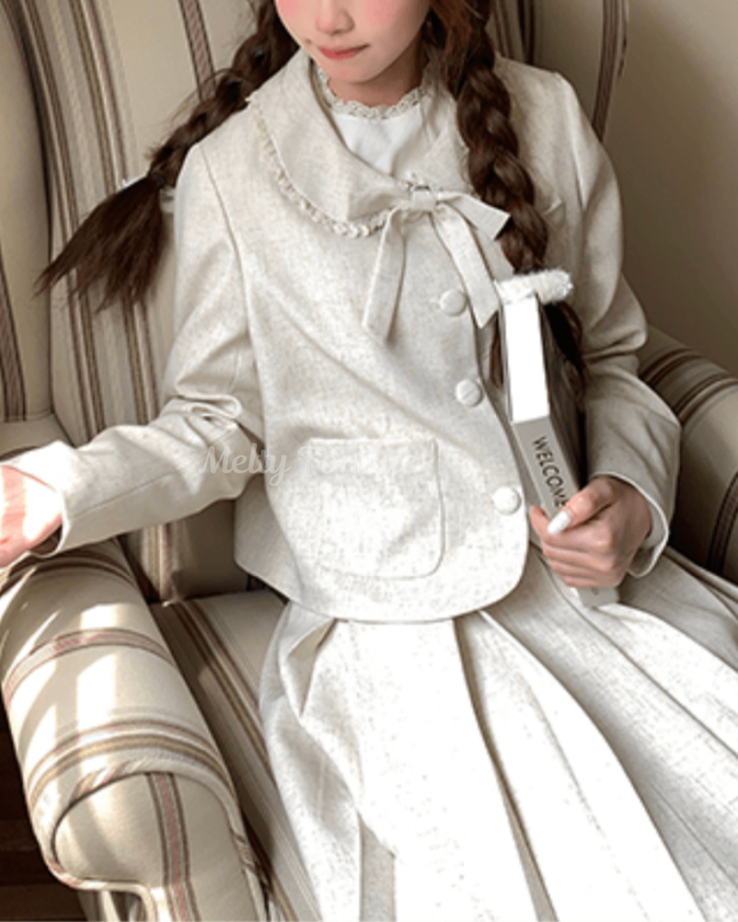 ミルクティーの午後にときめくセットアップ