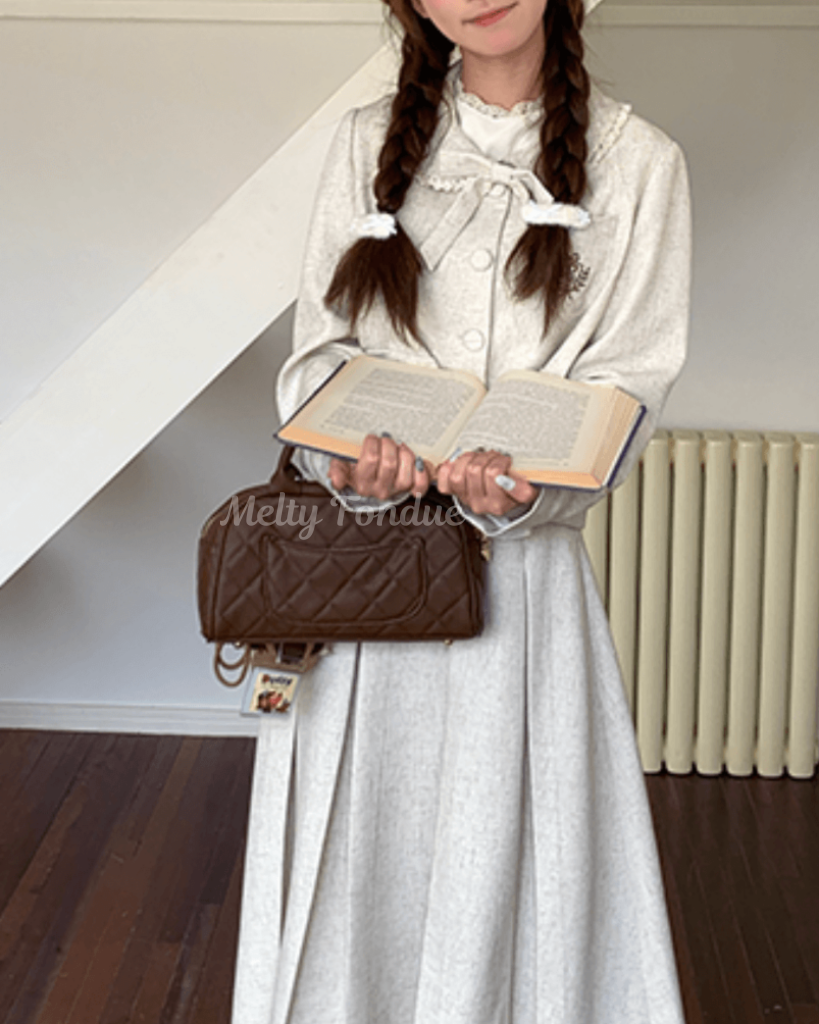 ミルクティーの午後にときめくセットアップ