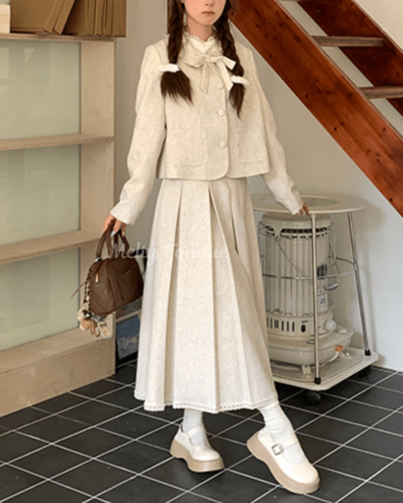 ミルクティーの午後にときめくセットアップ