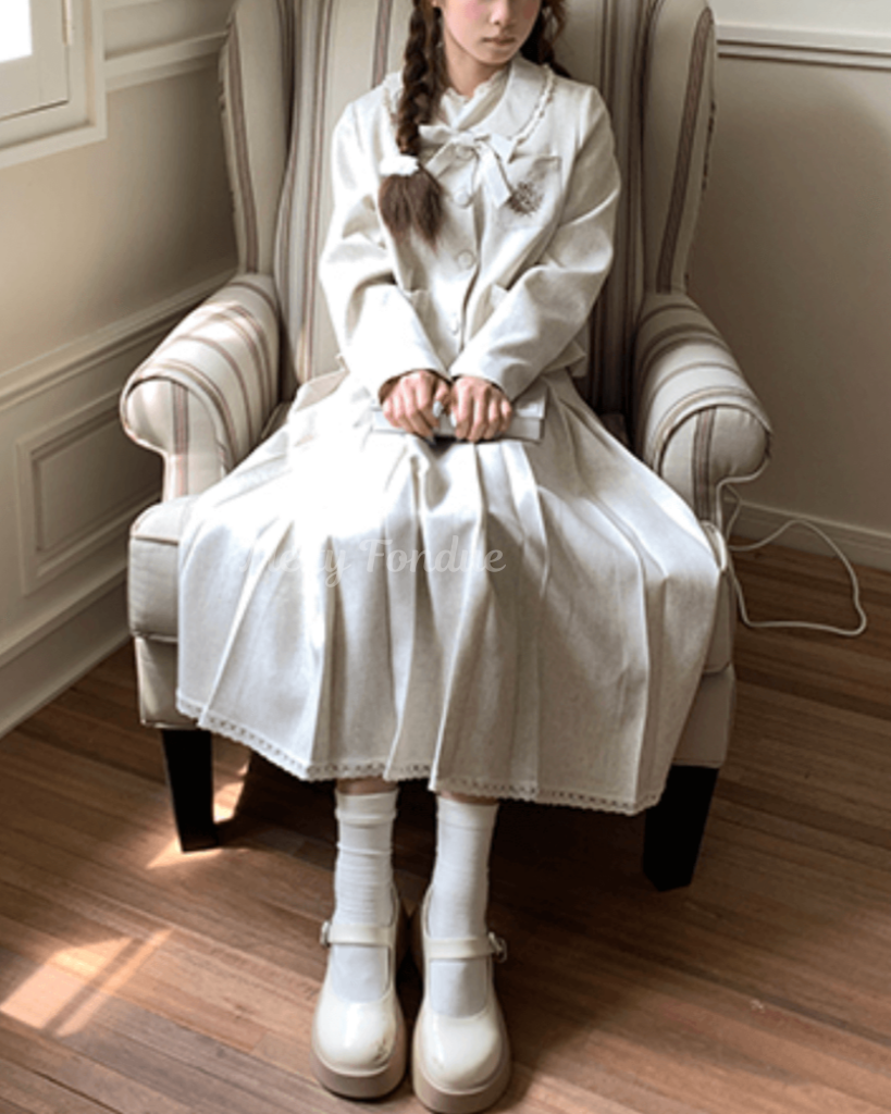 ミルクティーの午後にときめくセットアップ