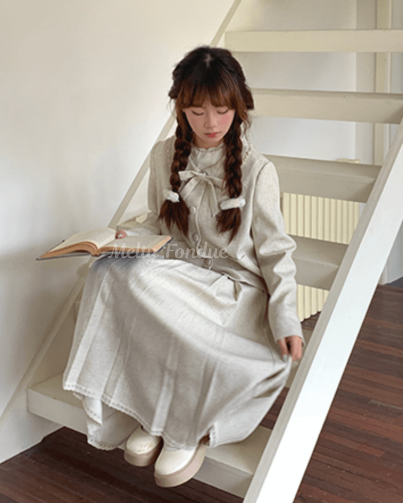 ミルクティーの午後にときめくセットアップ