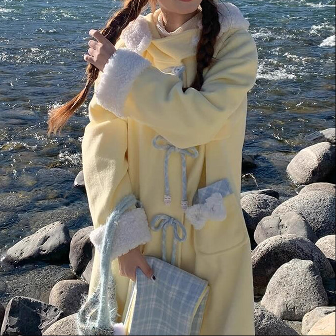 《暖かさもときめきも叶える》陽だまりのリボンが咲く日コート