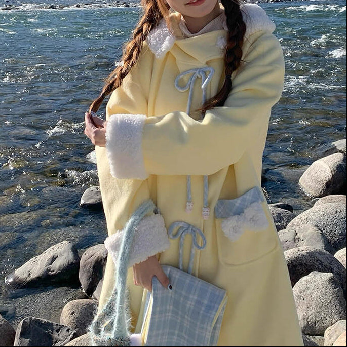 《暖かさもときめきも叶える》陽だまりのリボンが咲く日コート