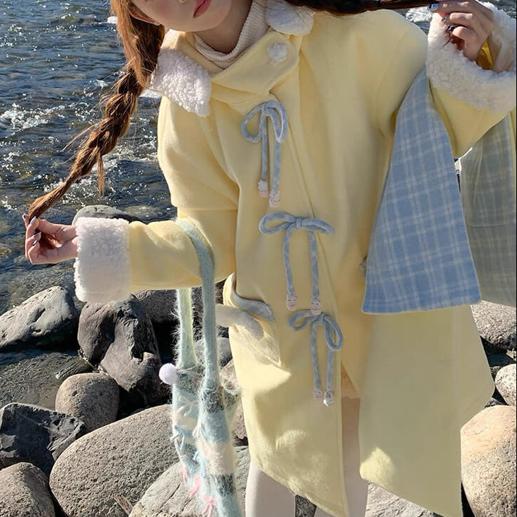 《暖かさもときめきも叶える》陽だまりのリボンが咲く日コート