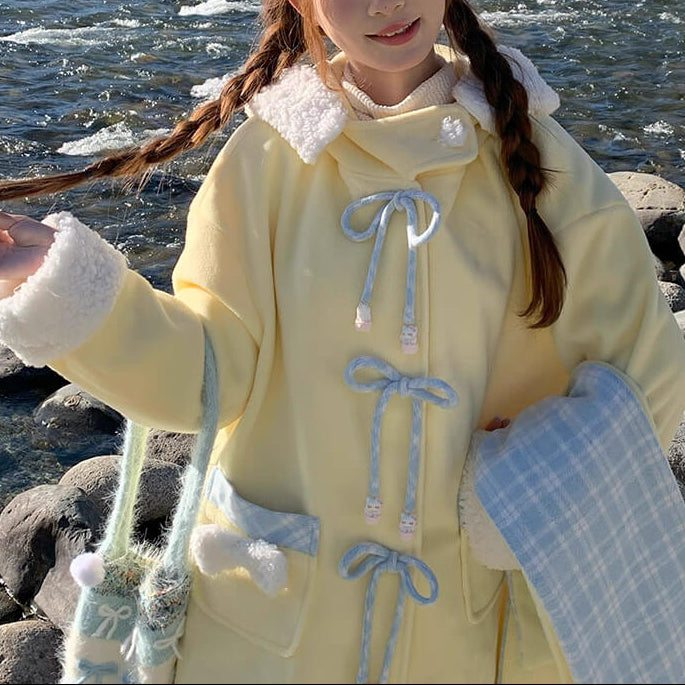 《暖かさもときめきも叶える》陽だまりのリボンが咲く日コート