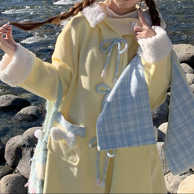 《暖かさもときめきも叶える》陽だまりのリボンが咲く日コート