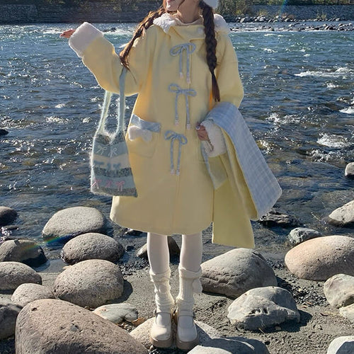 《暖かさもときめきも叶える》陽だまりのリボンが咲く日コート