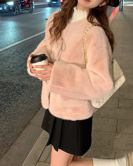 《あたたかさも可愛さも両立》ときめきの余韻をまとうリボンコート