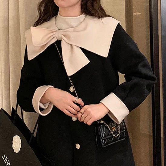 《新色追加》【着心地ゆったり】おめかしデートのワンピースコート（全5色）