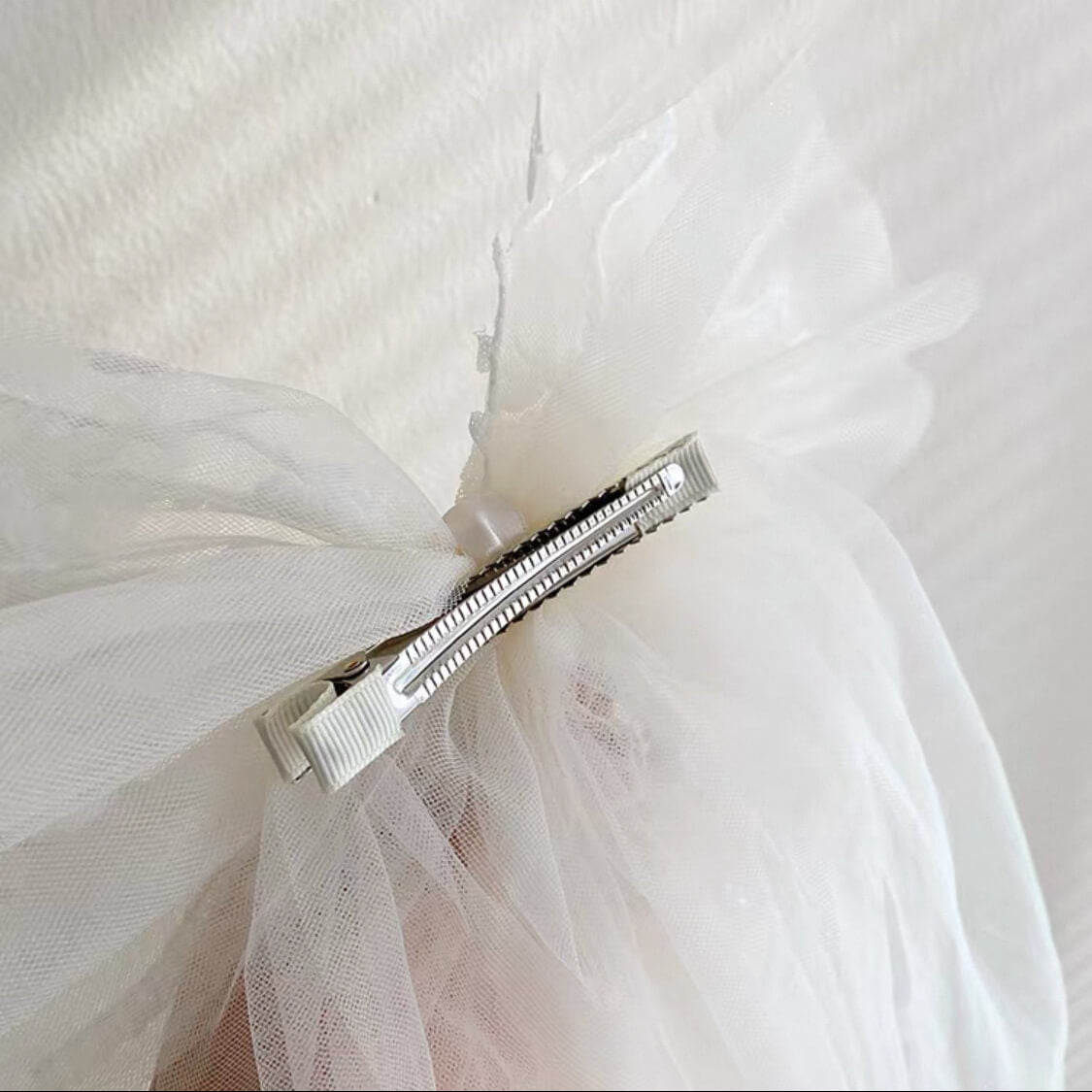 星降る夜のヴェールへアクリップ