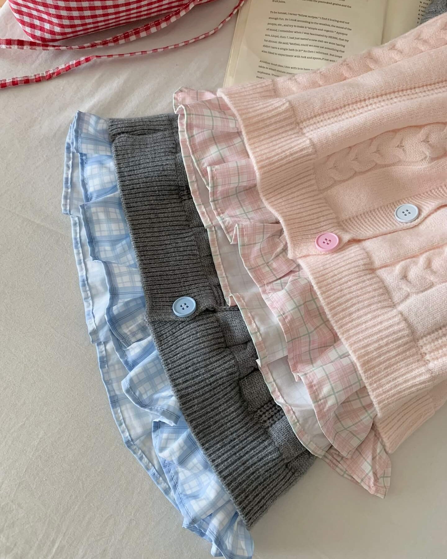 【ふわっとガーリー】リボンと甘い約束カーディガン（全3色）